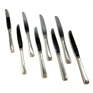 8 Messer Tischplatz Prestige BORDEAUX Silberbesteck Silberbesteck Vintage 1946 - Bild 1 von 8