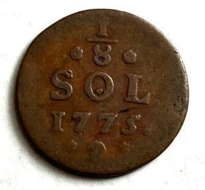Luxemburg 1/8 Sol 1775 - Picture 1 of 2
