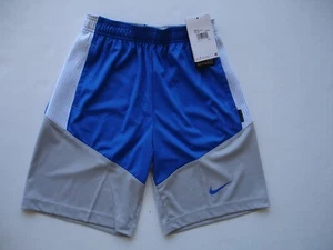 NWT Boy Size M - Nike Player Short in Blue Gray and White - Picture 1 of 4