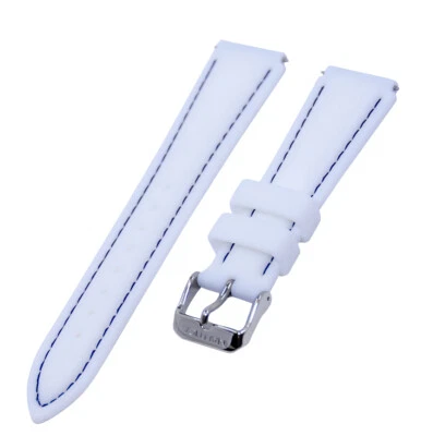 Nautica Men's N09907G | A09907G 20mm White Silicone Sport Ring Divers Watch Band - Image 1 of 3