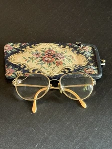 Charmant Brillengestell CH8202 Unisex Erwachsene Gold Titan Vollrand Rund 135mm - Bild 1 von 18