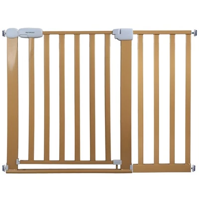 Absperrgitter Treppenschutzgitter beige für 110-120cm Durchgang 77cm Hoch - Bild 1 von 4