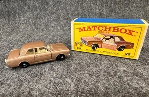 Vintage MATCHBOX Lesney FORD CORTINA Series 25 w/ Original Box READ! - Picture 1 of 11