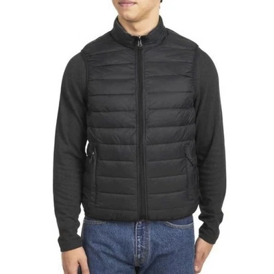 HAWKE & Co HEN931 Down Padded Light Vest Reversible Quilt Zip Gilet Jacket M-L - Image 1 of 4