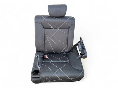 Honda Element 08-11 Rear Left Side Black/Gray Cloth, D053, OEM, 2008, 2009, 2010 - Image 1 of 4