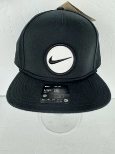 Nike Black Pro Retro 72 Golf SnapBack Hat/Cap-HF7482010-Size L/XL- New with Tags - Picture 1 of 7