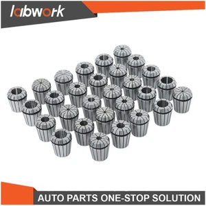 Labwork 29Pc ER40 Precision Spring Collet Set Milling Lathe CNC Chuck - Picture 1 of 16