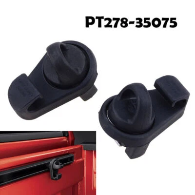 2PCS Truck Bed Tie Down Hooks Deck Rail For 2007-2024 Toyota Tundra PT278-35075 - Image 1 of 4