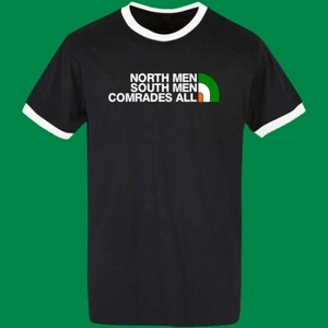 Comrades All (Black Ringer To 5XL) Glasgow Irish Rebels Bhoys Celtic Wolfe Tones - Picture 1 of 1