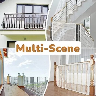 Langlebiges Sicherheitsnetz Für Treppen Praktisch Für Balkon Feinmaschiges / - Bild 1 von 4