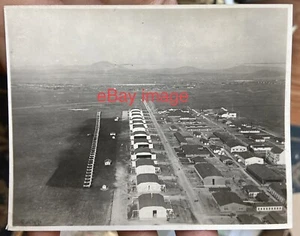 ca.1917-1920 Aerial Photograph of POST FIELD, Fort Sill, Oklahoma from Airplane - Picture 1 of 5