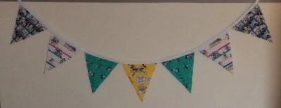 MICKEY MOUSE/DISNEY  BUNTING...HANDMADE... NURSERY/BABY SHOWER/GIFTS - Image 1 of 2