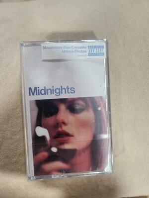 Taylor Swift Midnights Limited Moonstone Edition Blue Cassette Brand New Sealed - Image 1 of 2