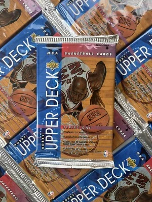 1993-94 Upper Deck NBA Basketball Series 1 Retail - Factory Sealed Pack - Jordan - image 1 of 3