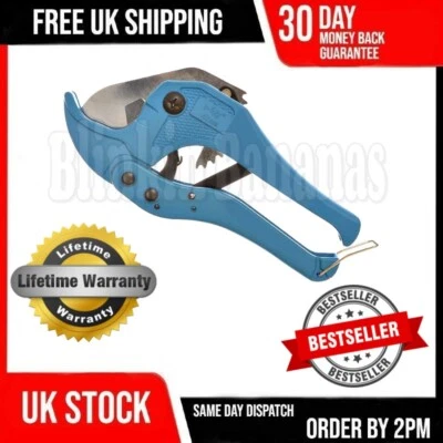 B 42MM RATCHET PVC VINYL PLASTIC PIPE TUBE CONDUIT CUTTER PLUMBING PLUMBER TOOL - Image 1 of 4