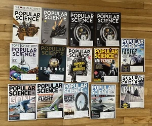 2012-2017 -Popular Science Magazine Lot of 14 - Fine Condition - Picture 1 of 2
