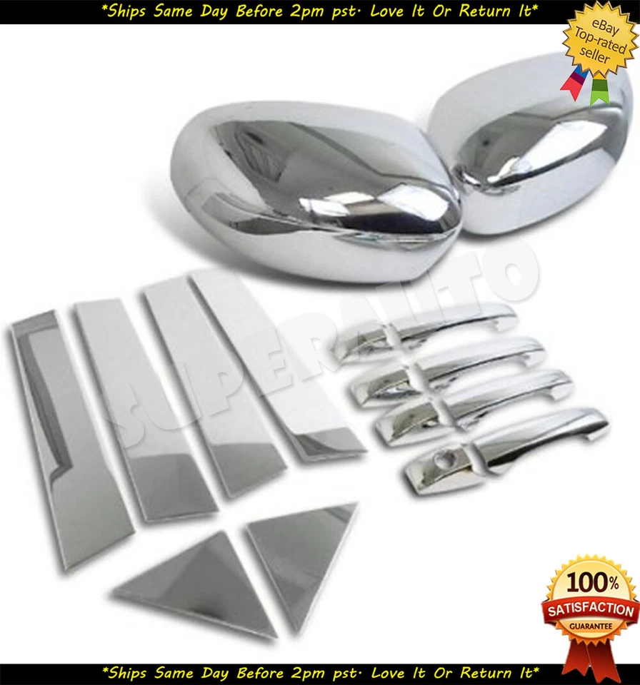 适用于 2005 - 2010 年克莱斯勒 300/300C 组合门柱+镜子+把手覆盖盖 — 第 1/4 张图片