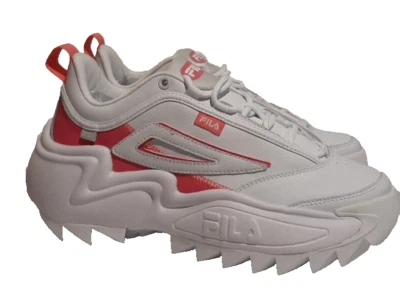 Fila Women's Twister Sneakers White/Hot Pink/Glacier Gray Size 7 - Image 1 of 4