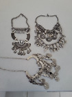 Deceased Estate Dress Jewellery 3 Silver Necklaces Never Been Used