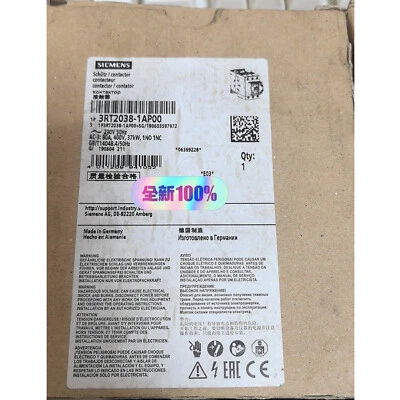 1PC New IN BOX Siemens 3RT2038-1AP00 Circuit Breaker FAST SHIP#XR - Image 1 of 2