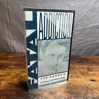 Fatal Addiction: Ted Bundy Final Interview Dr. James Dobson VHS Tape ENGLISH - Image 1 of 4