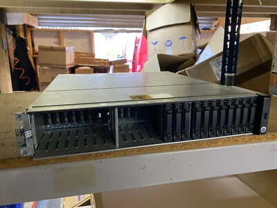 HP StorageWorks P2000 G3 BK831A SFF Disk Array w/6x300 NO CONTROLLERS + PSU #1C - Image 1 of 4