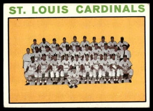 1964 Topps #87 St. Louis Cardinals TC VG-VGEX crease - Picture 1 of 2