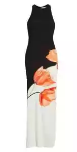 NEW, Alice + Olivia Pania Racerback Floral Maxi Dress Size 12 #MD752 - Picture 1 of 10