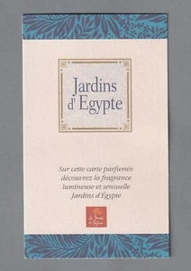 Carte publicitaire - advertising card - Jardin d'Egypte de Derroisne recto verso - Imagen 1 de 2