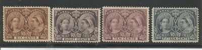 Canada # 51-57, Unused, F/VF, OG, LH, H. CV $952.00 - Image 1 of 4