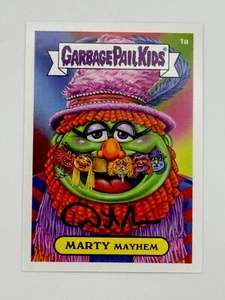 Philly Non-Sports Card Show Promo Garbage Pail Kids MARTY MAYHEM D. Gross Auto - Picture 1 of 3