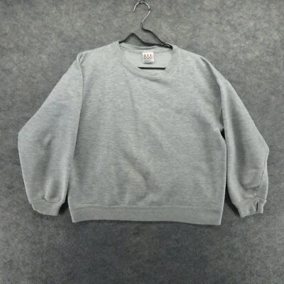 VTG USA Olympics Sweatshirt Mens Large Gray Grunge Distressed Pullover 90s - Image 1 of 4