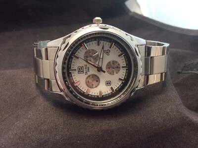 Bonito Reloj Cuarzo Acero Inoxidable Skone 2965 Tono Plateado Diseño Batería Nueva Foto 1 de 4