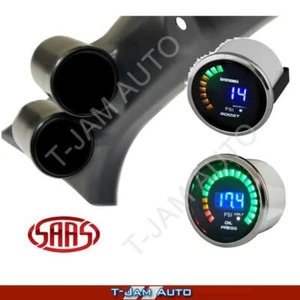 Pillar Pod for Ford Falcon 2008 - 2016 + Boost + Oil Press LED AT Gauges - Picture 1 of 10
