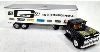 Ertl #B020 Performance Pioneers 9 Joseph Hrudka Mr. Gasket Semi Tractor Bank - Image 1 of 2