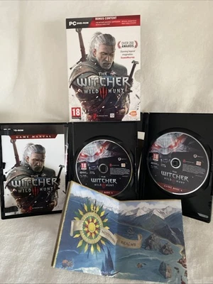 The Witcher 3 Wild Hunt PC DVD-ROM Game PAL EUR Complete Game With Bonus - Image 1 of 4