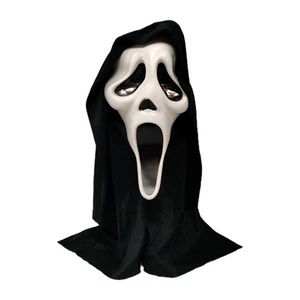 Ghostface Scream Mask Easter Unlimited 2011 Smooth Chin Soft PVC Halloween Ghoul - Picture 1 of 23