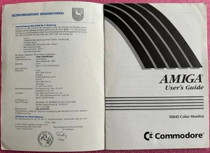 AMIGA User's Guide - 1084S Color Monitor - Picture 1 of 7