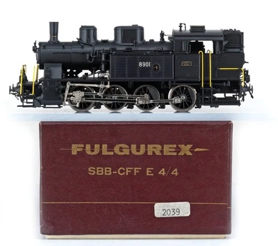 Vintage FULGUREX SA 2039 HO H0 BRASS SBB-CFF E 4/4 , MINT , Messing-Modell - Image 1 of 4