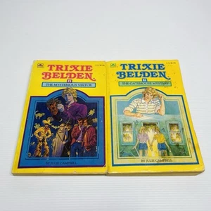 2x Trixie Belden Serie Misteriosa # 3 y 4 Libros PB De Colección Niña Detective - Imagen 1 de 18