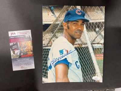 Billy Williams Signed/Autographed 8x10 Photo Chicago Cubs JSA - Image 1 of 4