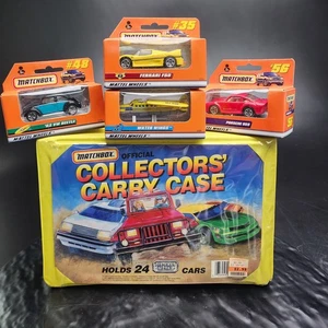 Matchbox 1992 Collectors Case Lot+Ferrari F50+VW Beetle+Porsche 968+Plane 🚗 - Picture 1 of 5