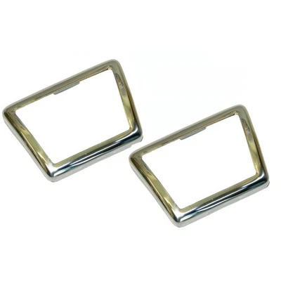 Brake Pedal And Clutch Pedal Pad Surround Chrome 1964-72 Pontiac Lemans GTO 2pc - Image 1 of 4