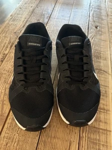 NIKE DOWNSHIFTER 8 (GS) 922853-001 BLACK/WHITE-ANTHRACITE YOUTH SIZE 6.5 Nice - Picture 1 of 6