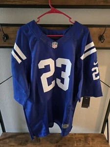 Nike Men Frank Gore 23 Indianapolis Colts Size 56 Blue Nike Jersey NFL - Picture 1 of 11