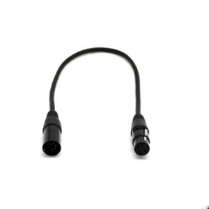 XLR Turnaround DMX Adapter Converter Cable 5 Pin Male to 3 Pin Female - Picture 1 of 8