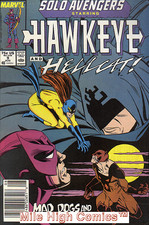 SOLO AVENGERS (AVENGERS SPOTLIGHT #21-40) (1987 Series) #9 NEWSSTAND Very Fine