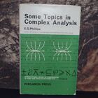 Some Topics in Complex Analysis by E. G. Phillips -Mathematics -Hardcover -1966