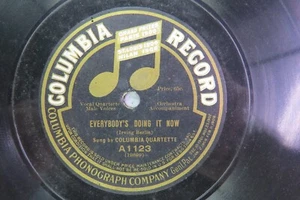 Columbia Quartette - COLUMBIA A1123 - Everybody's Doing It Now - Picture 1 of 4