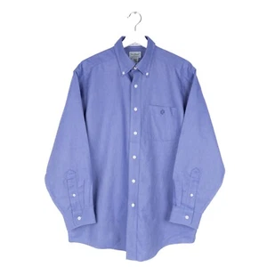 L.L. Bean Shirt Mens 16 / 32 LARGE Blue Button Up Formal USA Wrinkle Resistant - Picture 1 of 10